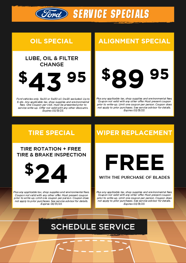 Ford Service Specials